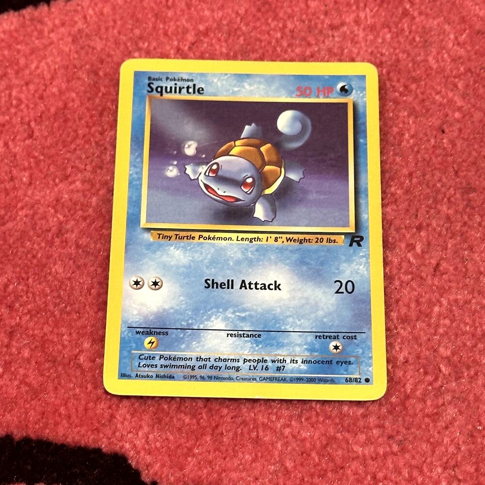 Squirtle #68 – Pokémon Team Rocket – As Pictured